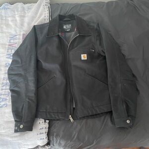 [SOLD] Black Blanket-Lined Carhartt Detroit Jacket